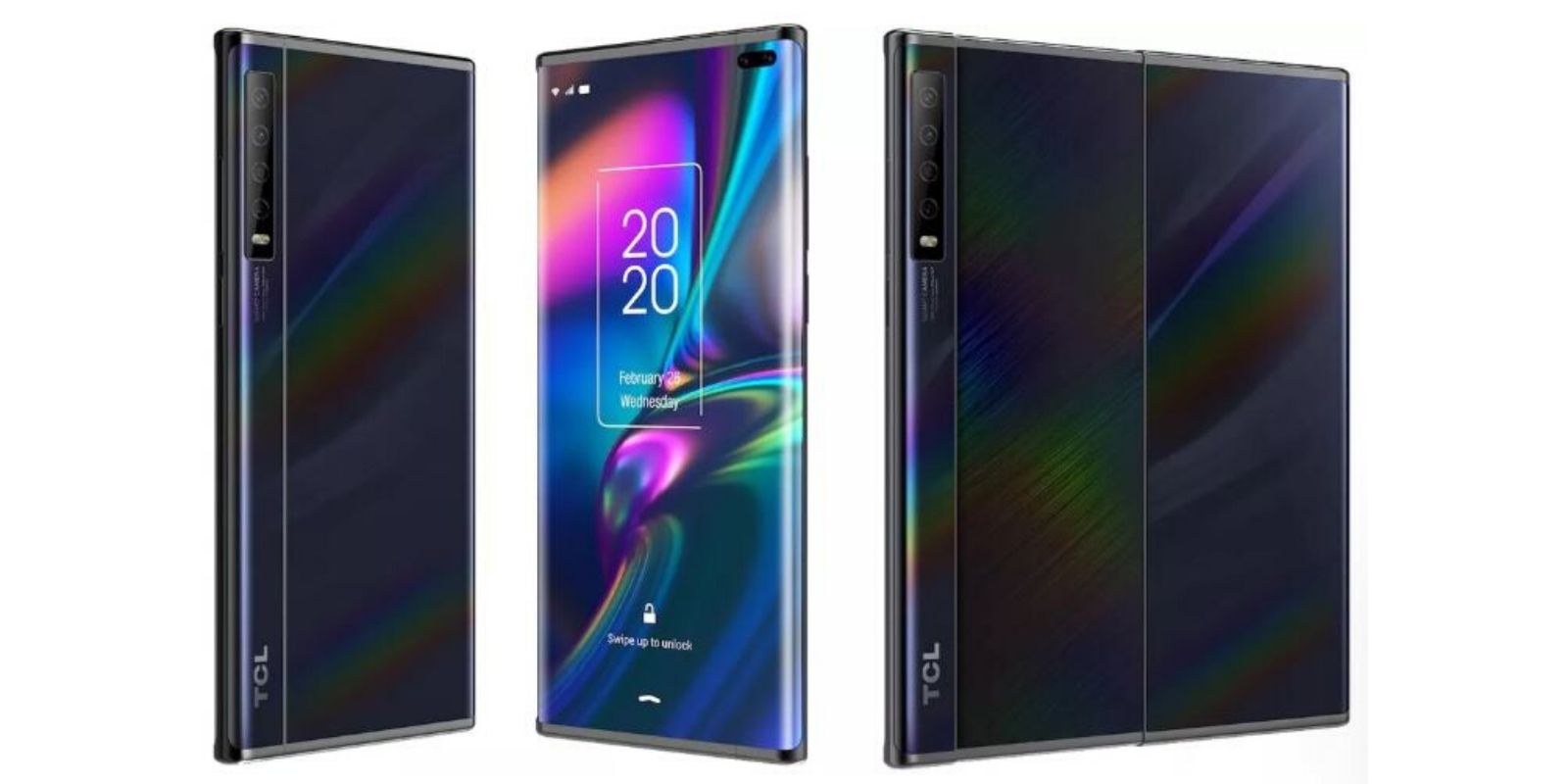 TCL foldable phone leaked