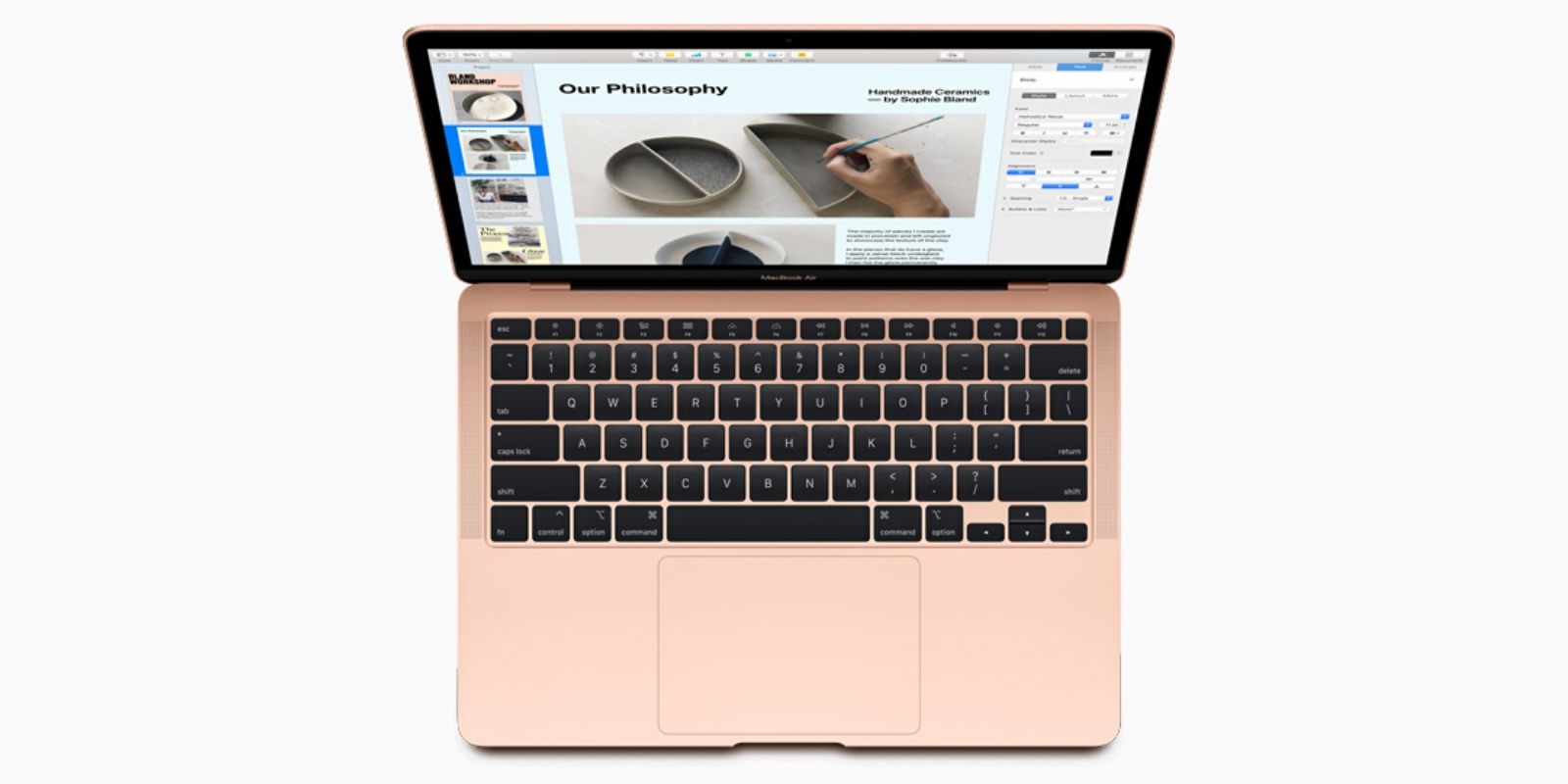 MacBook Air 2020 Rose Gold Color