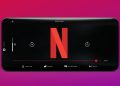 Netflix Screen Lock button in the player