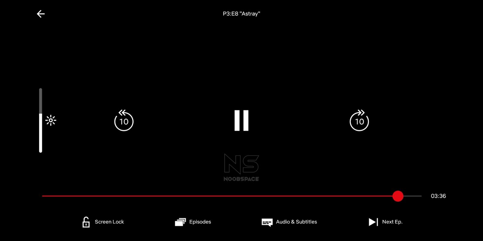 Netflix Screen Lock feature