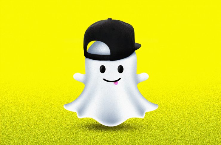 Funny Snapchat Logo Illustration 741x486 