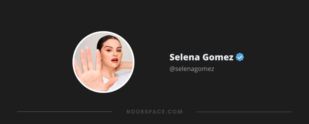 Selena Gomez Twitter followers count