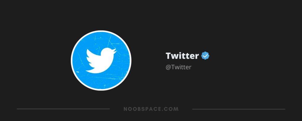 Official Twitter account follower count