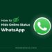 A guide to hide online status in WhatsApp