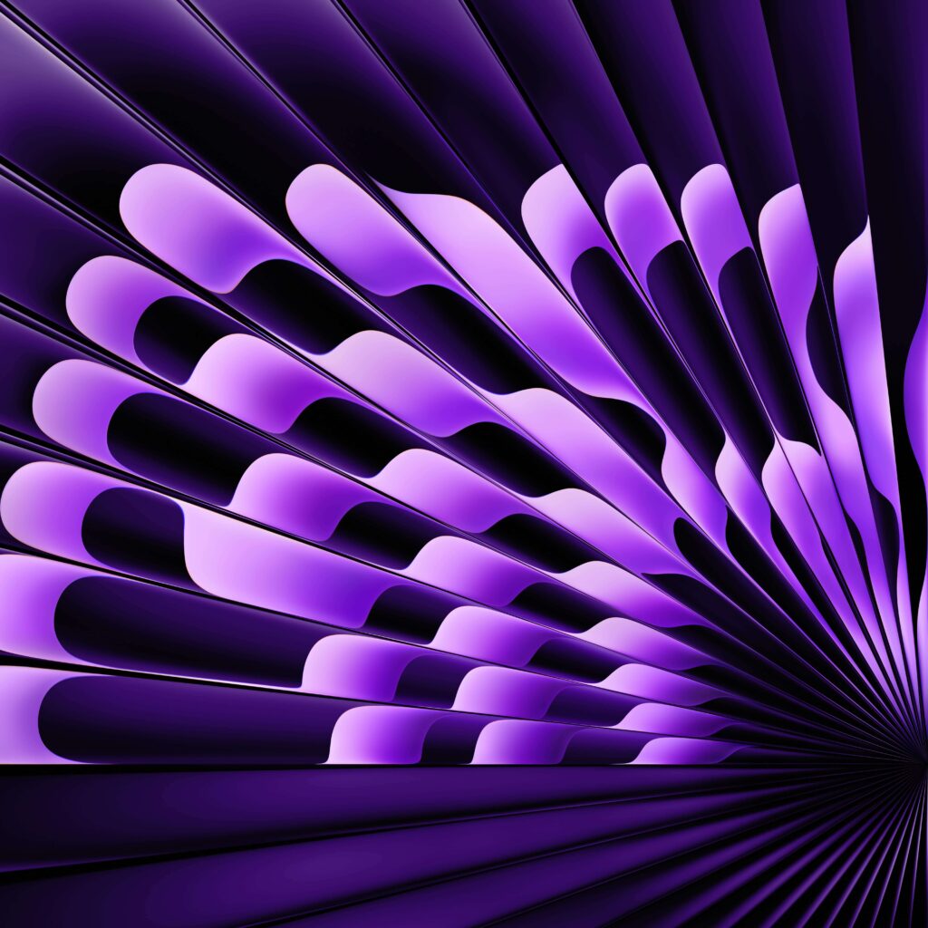 New 15 inch MacBook Air purple colored wallpaper in 4K