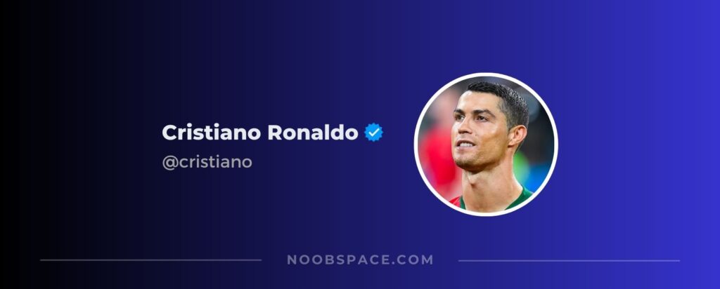 Cristiano Ronaldo's Instagram account