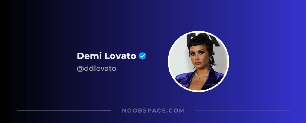 Demi Lovato's IG account