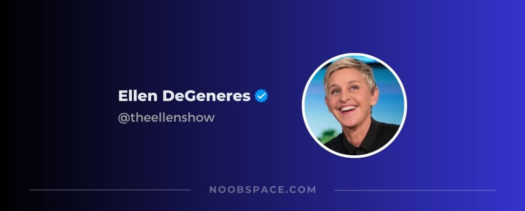 Ellen DeGeneres' Instagram account