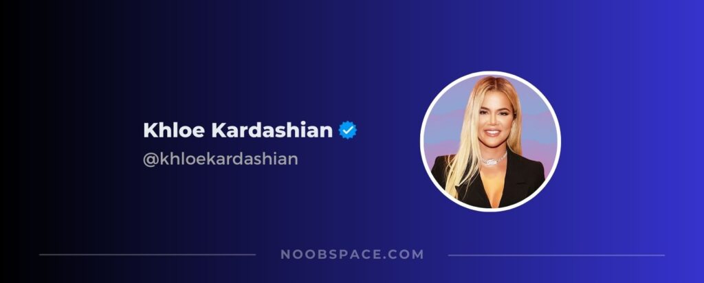 Khloe Kardashian's IG account