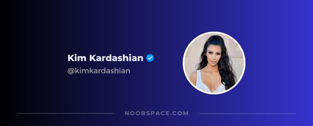 Kim Kardashian's IG account