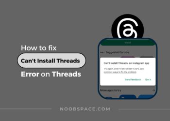 A featured image for fix can't install threads app by instagram error