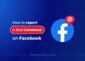 How to report a bad comment on Facebook