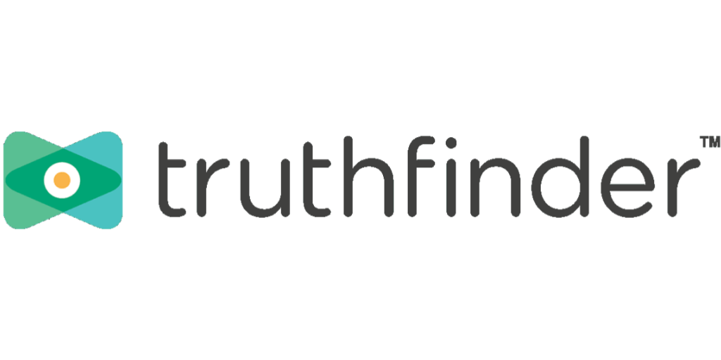 Truthfinder logo, a people search site