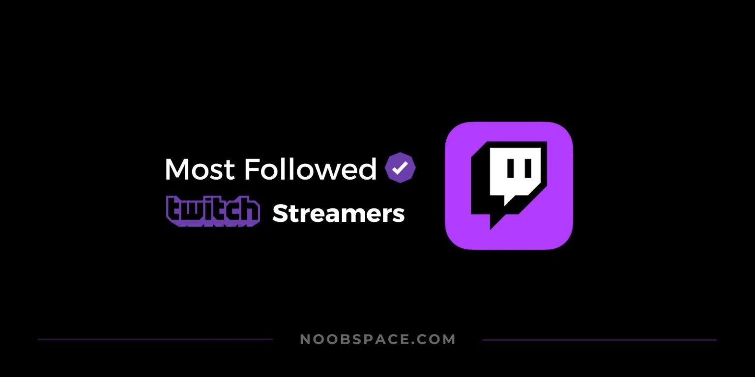 50 Most Followed Twitch Streamers (April 2024) NoobSpace