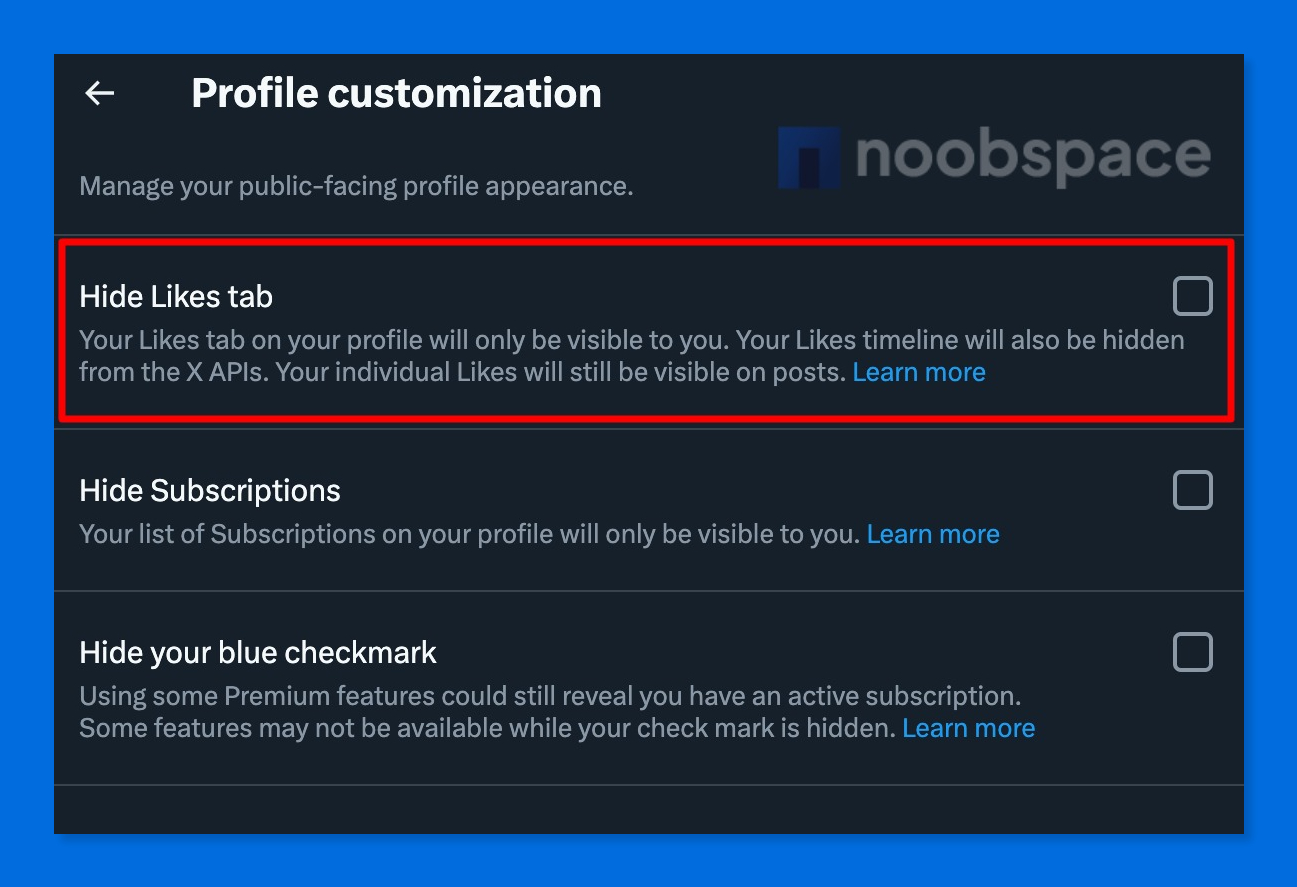 How To Hide Likes Tab On X (Twitter) ️ (2024) | NoobSpace