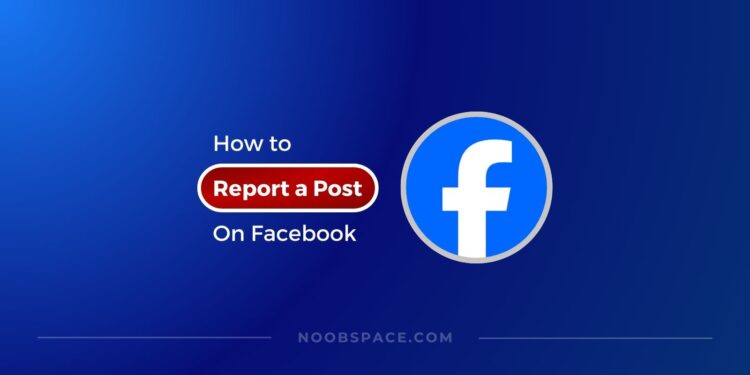 How to properly report a Facebook post