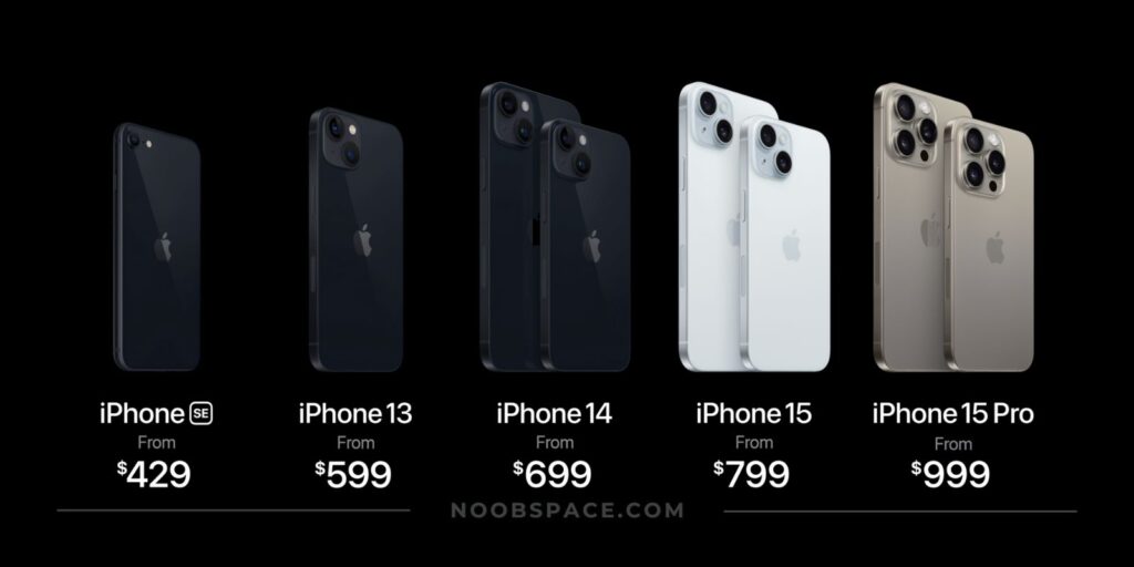 iPhone 15 series pricing