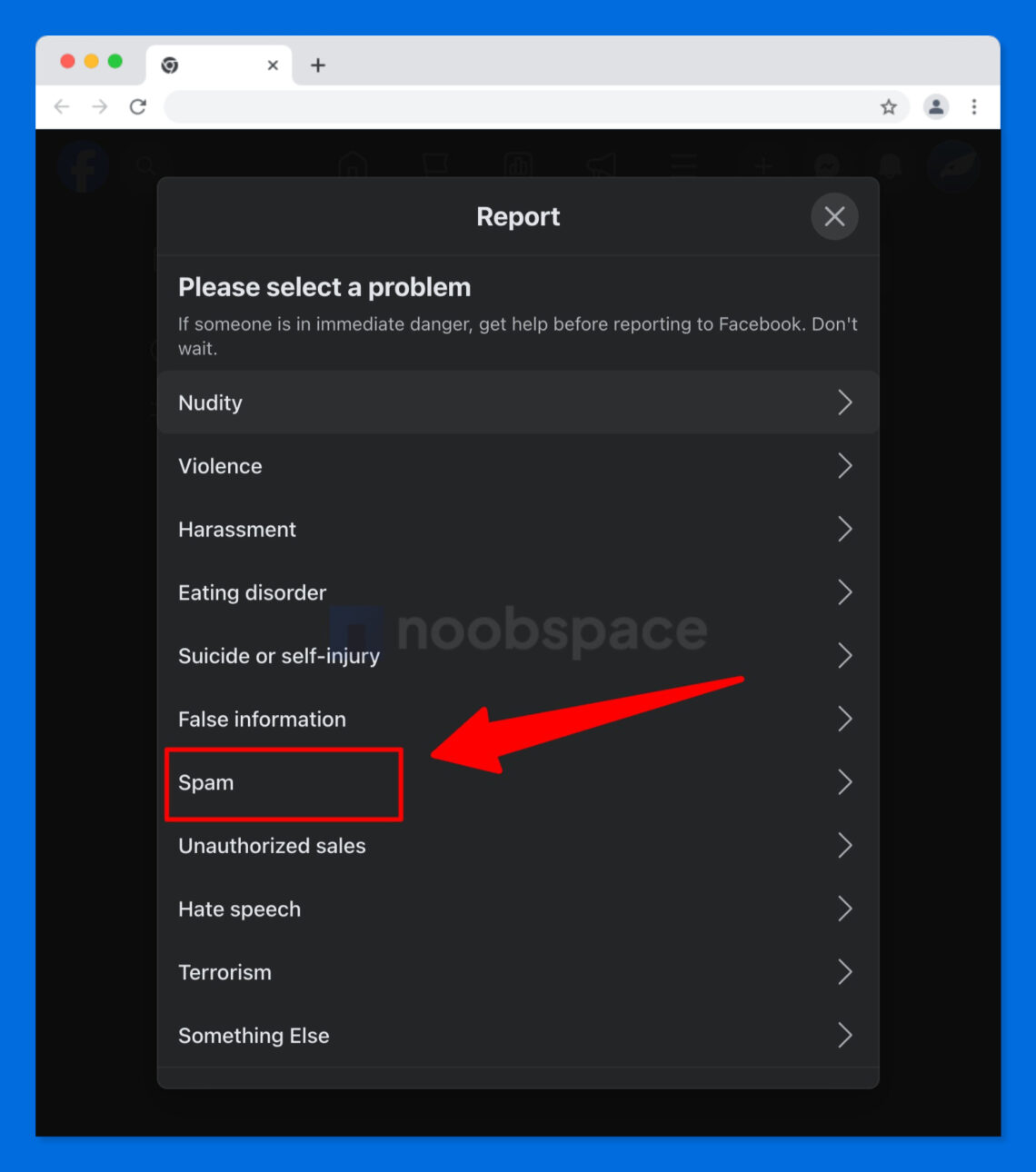 Step-by-step Guide To Report A Facebook Post (2026) | NoobSpace
