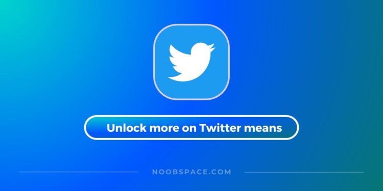 Unlock more on Twitter means on X
