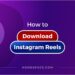 A featured image for downloading Instagram Reels