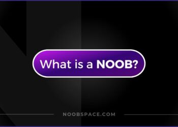 A featured image saying, what is a noob?