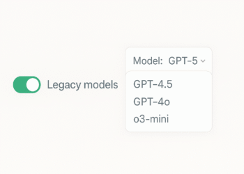 A featured image for turning on Legacy models of ChatGPT