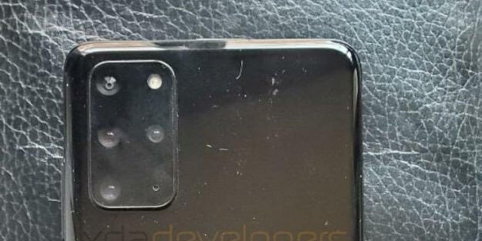 Leaked Galaxy S20 rear cameras