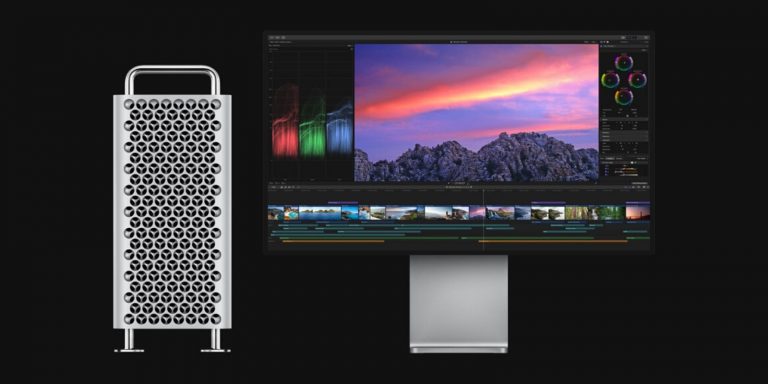 Apple Mac Pro running Final Cut Pro X