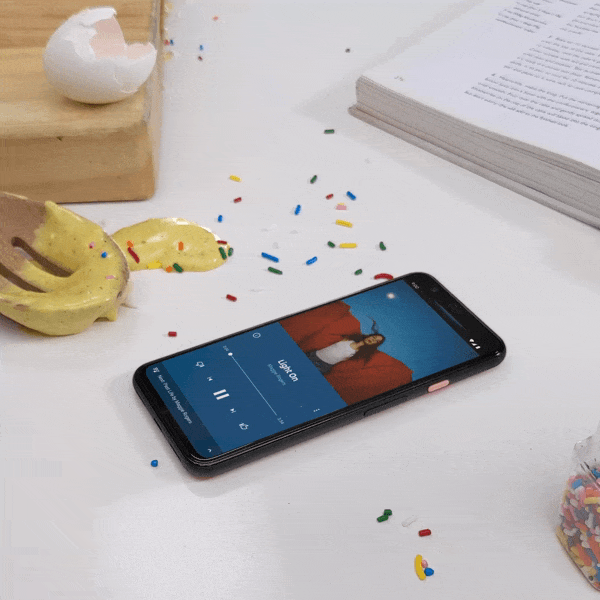 play pause Music with gesture in Pixel 4