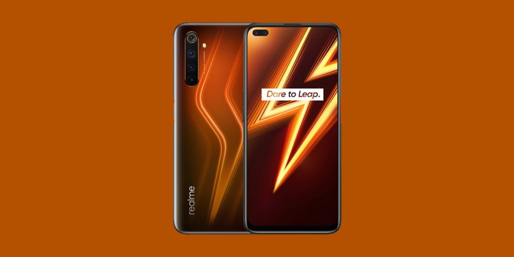 Realme 6 Pro in orange color