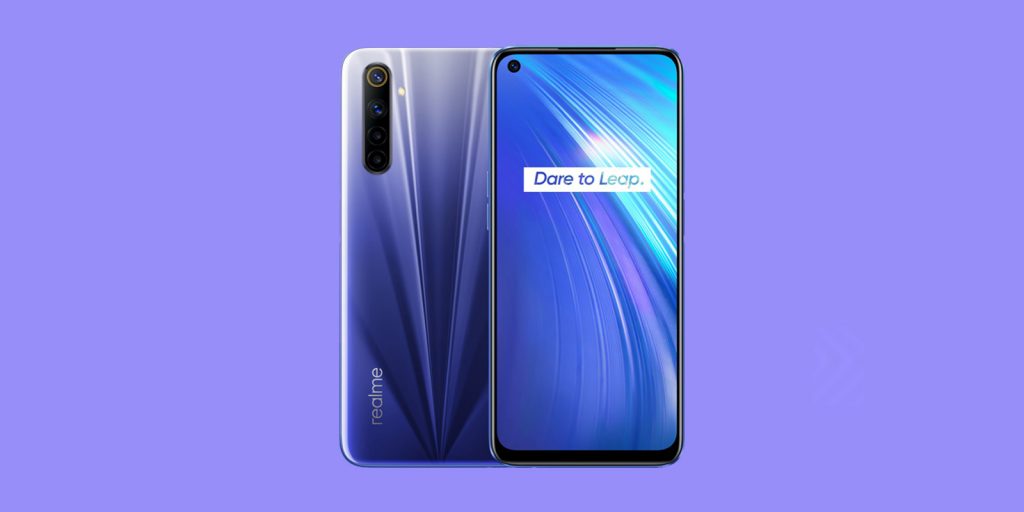 Realme 6 in purple