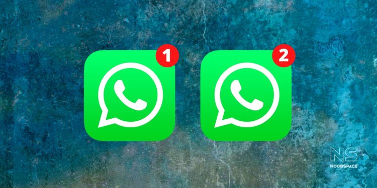two whatsapp on iPhone