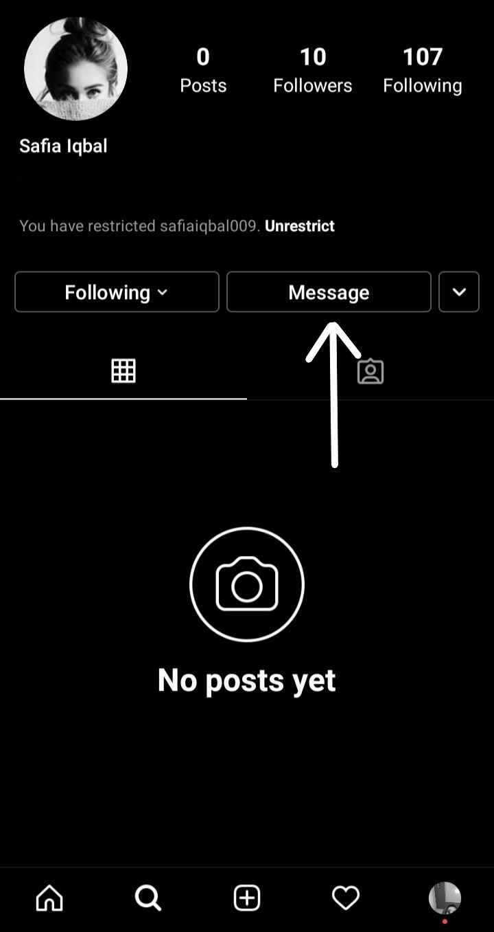 Instagram profile screenshot