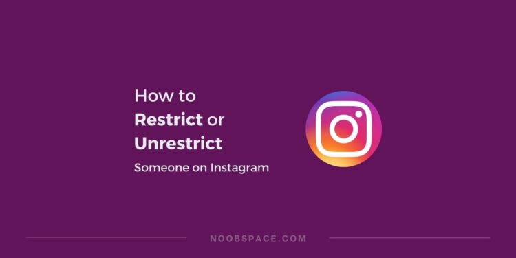 Restrict or Unrestrict someone on Instagram
