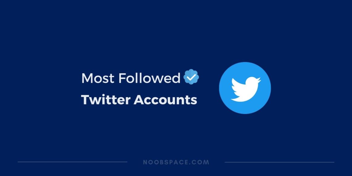 Top most followed twitter accounts