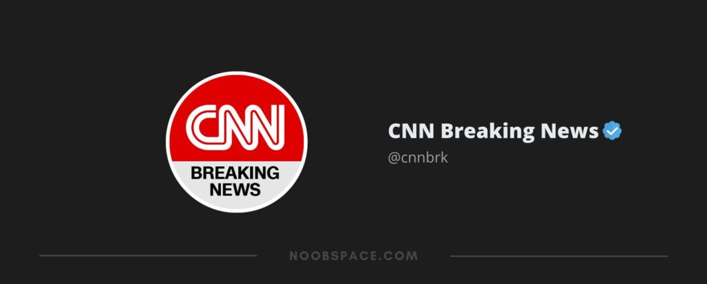 CNN Breaking News channel Twitter followers