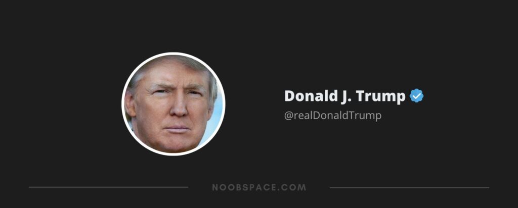 One of the most followed Twitter account is of Donald Trump